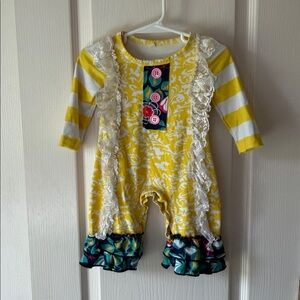 Yellow and White Jumper